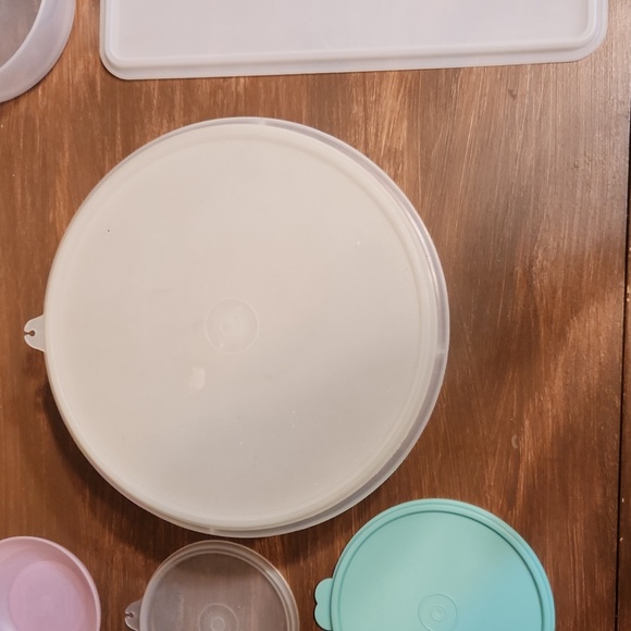 Tupperware Mixed Sizes Lids And Bowl Kitchen Storage Meat Keeper Snack - Picture 6 of 10